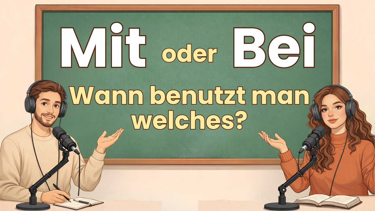 Bei oder mit? Wann benutzt man welches?