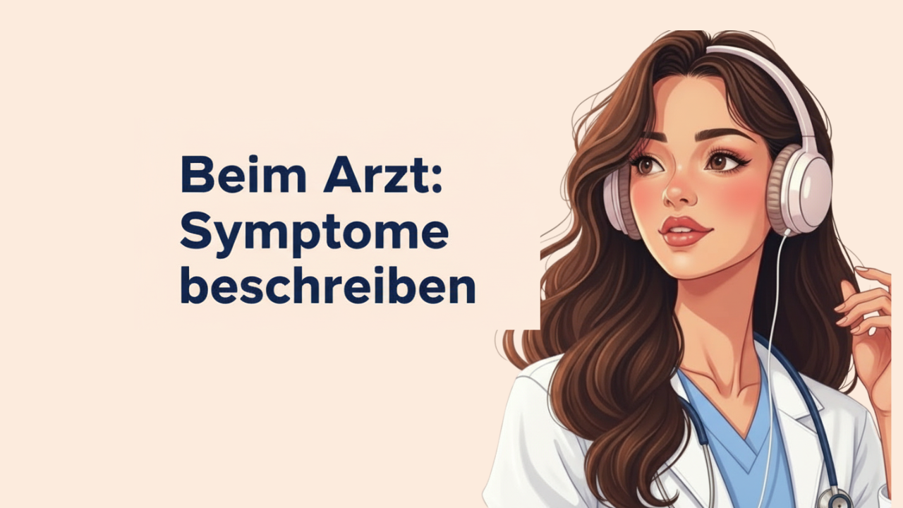 So beschreibst du deine Symptome richtig
