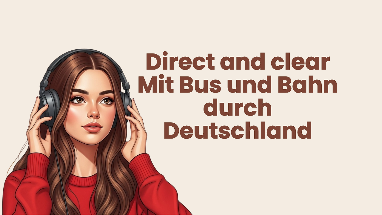 Öffentliche Verkehrsmittel in Deutschland: Alles was du wissen musst, bevor du einsteigst