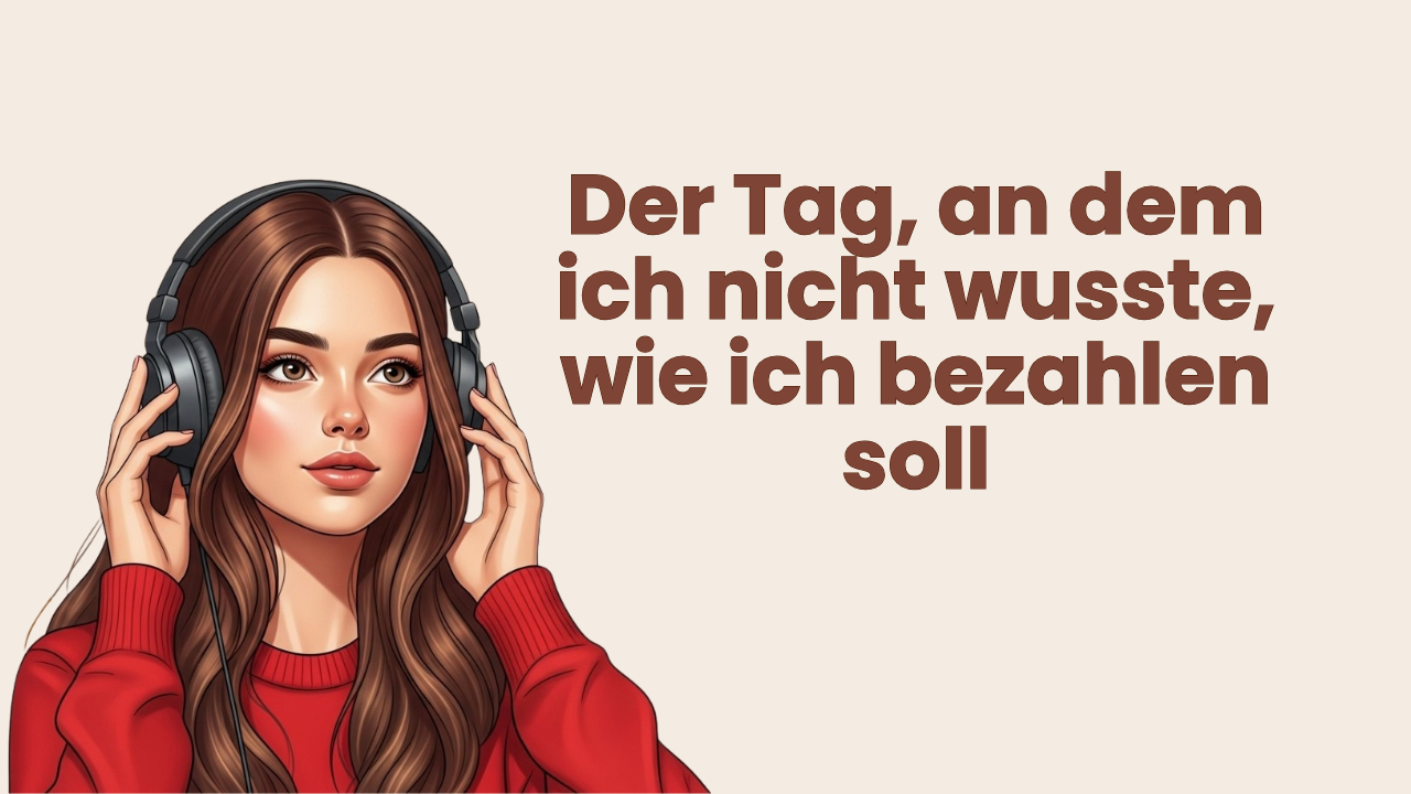 Der Tag, an dem ich nicht wusste, wie ich bezahlen soll