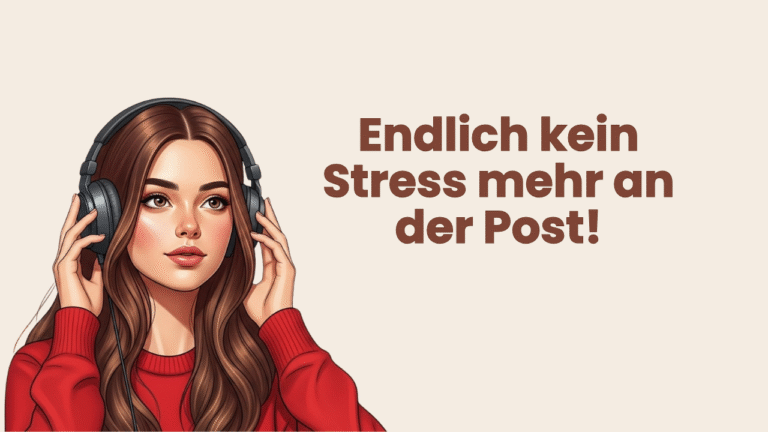 Endlich kein Stress mehr an der Post!