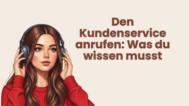 Den Kundenservice anrufen: Was du wissen musst