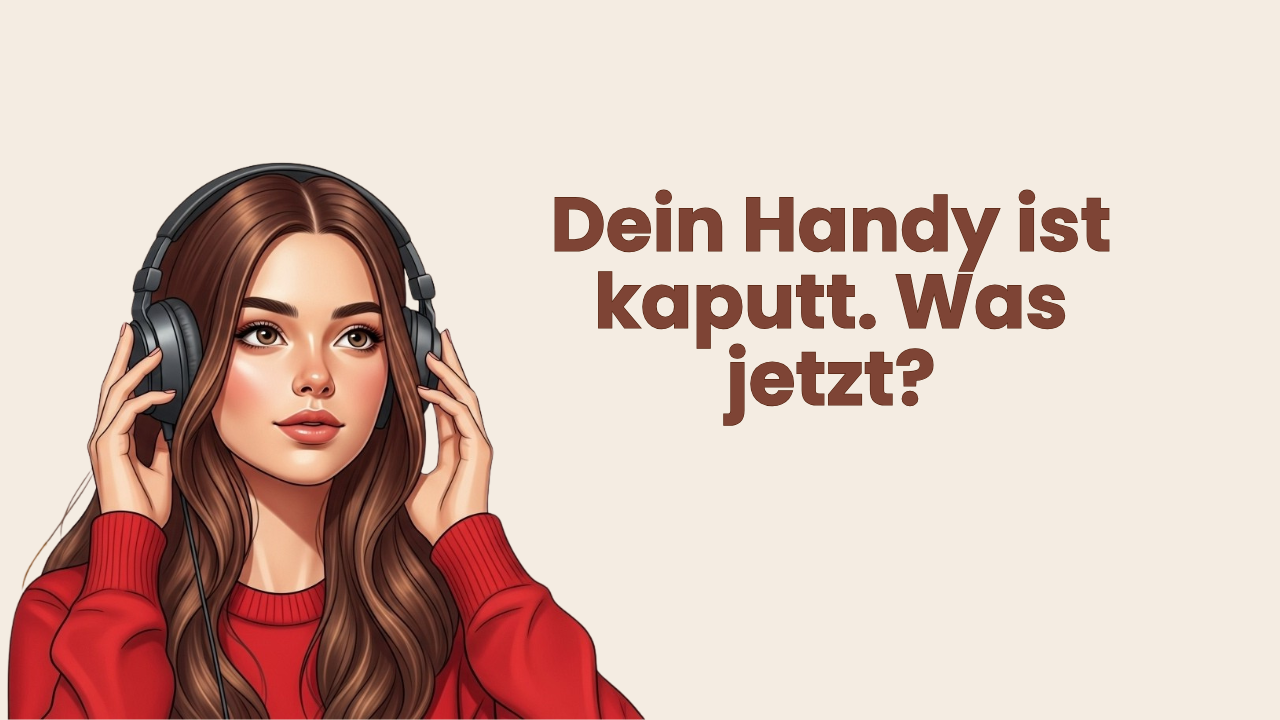 Dein Handy ist kaputt. Was jetzt?